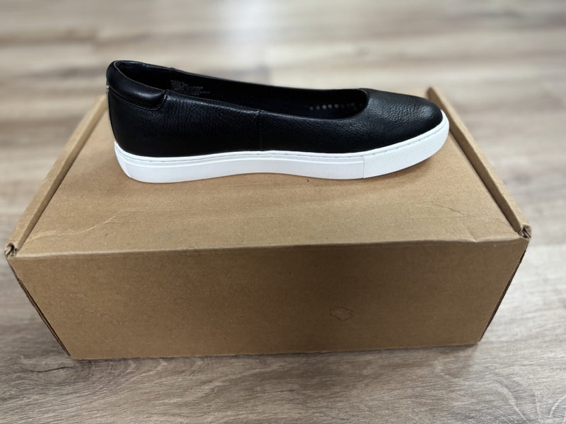 Kenneth Cole Black Leather Ballet Flats s.864650325702915112