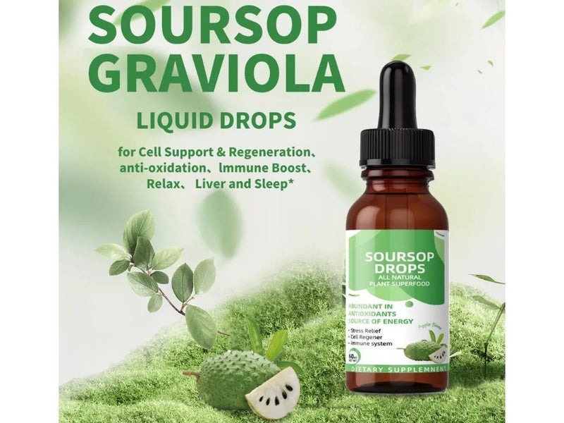 Soursop Liquid Drops Local NZ Clearance Carousel 1