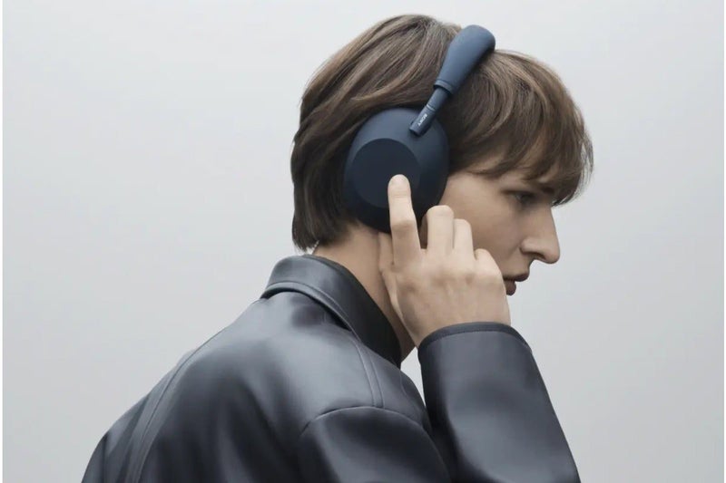 Sony WH-1000XM6 Wireless Noise Cancelling Over-Ear Headphones (Blue) Carousel 7