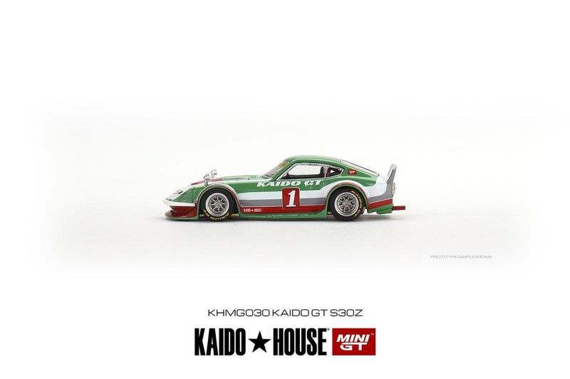 Mini GT Kaido House Datsun 510 Pro Street GREDDY Gun Metal Grey Carousel 5