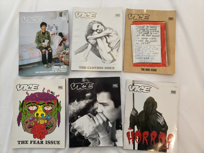 6× Vice magazines64558564928899111