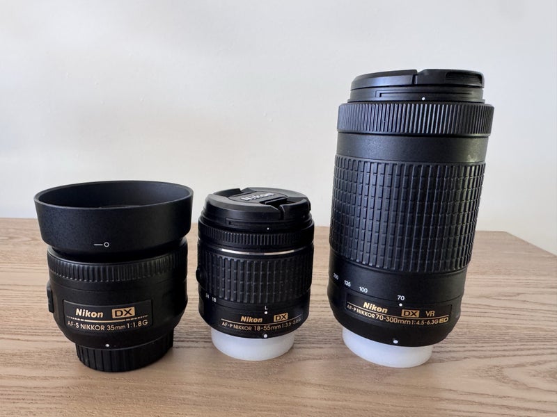 Nikon D3400 DSLR Camera Kit — 3 Lenses + Filters + Tripod + Cleaning Gear64558578670849111