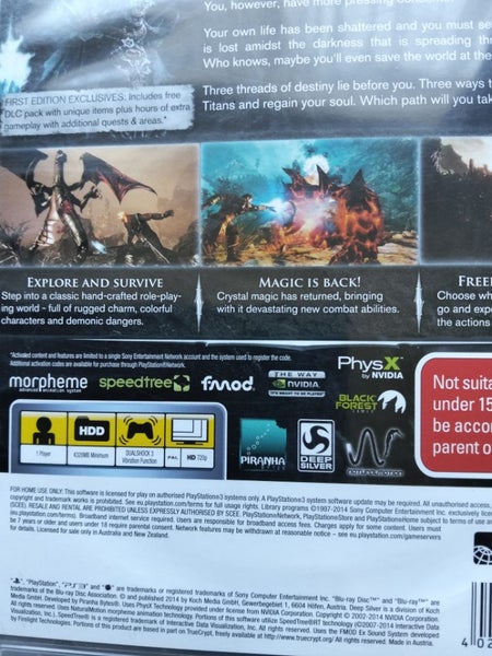 Risen 3 (Titan Lords) PS4 Carousel 3