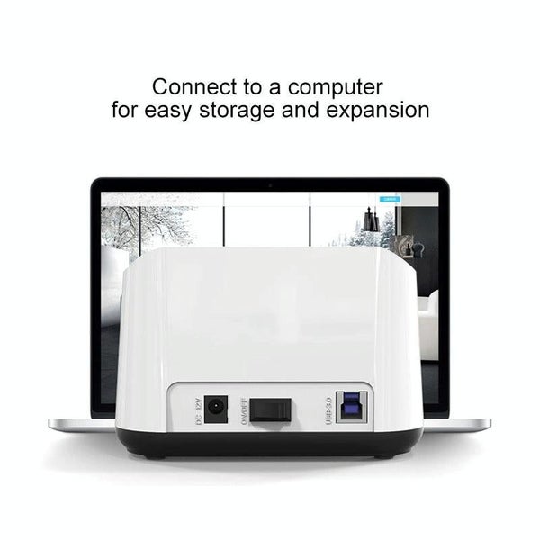 2 Bay USB 3.0 Sata Hard Drive Dock Carousel 14