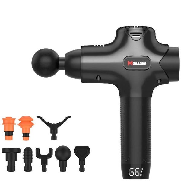 Fitness Massage Fascia Muscle Vibration Massager / Massage Gun- Black Carousel 1