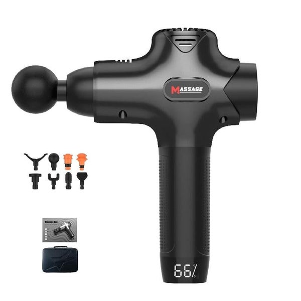 Fitness Massage Fascia Muscle Vibration Massager / Massage Gun- Black Carousel 2