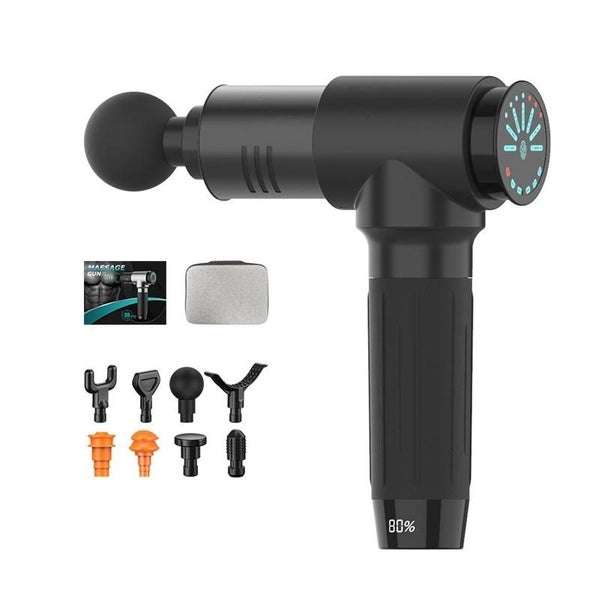 Fitness Massage Fascia Muscle Vibration Massager / Massage Gun- 7 Gears Black Carousel 2