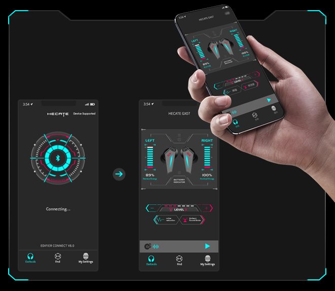 Edifier GX07 True Wireless Gaming Earbuds with Active Noise Cancellation NEW Carousel 9