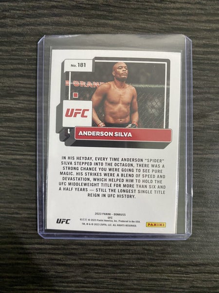 Anderson Silva Orange Holo Laser #181 - 2023 Panini - DONRUSS UFC Carousel 2