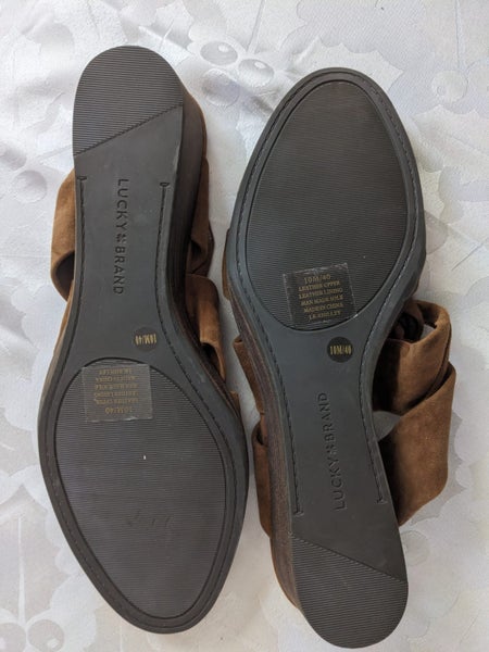 Genuine brown genuine suede shoes brand new size 10 Carousel 4