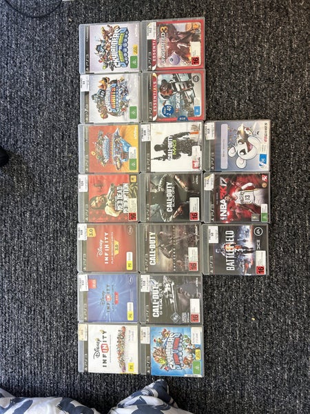 PS3 Games (with tower storage Carousel 3