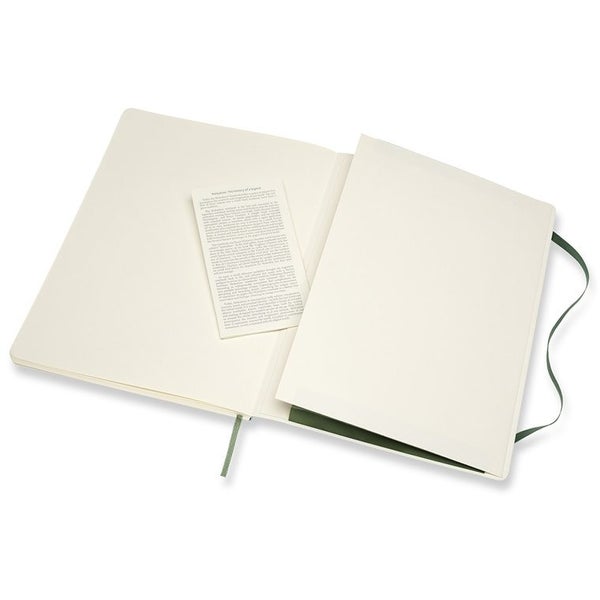 Moleskine QP623K15 Notebook XL Myrtle Green Soft Cover Plain [QP623K15] Carousel 5