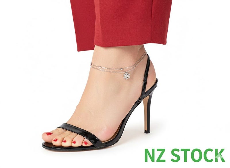 Anklet for Christmas gift, Xmas present, birthday gift Carousel 1