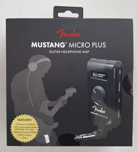 Fender Mustang Micro Plus Guitar Headphone Amp Carousel 1