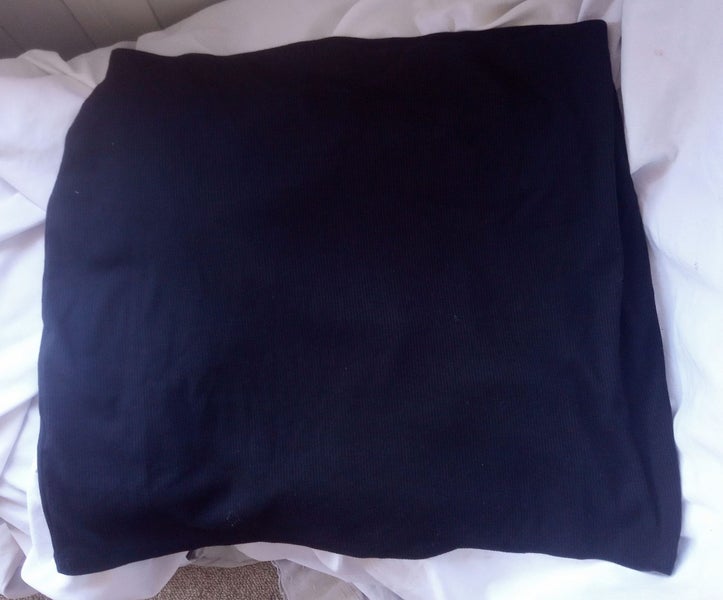 NEW sz18/20 (96-108cm waist) Black Mini Skirt Cotton/Polyester elastic waistband Carousel 1