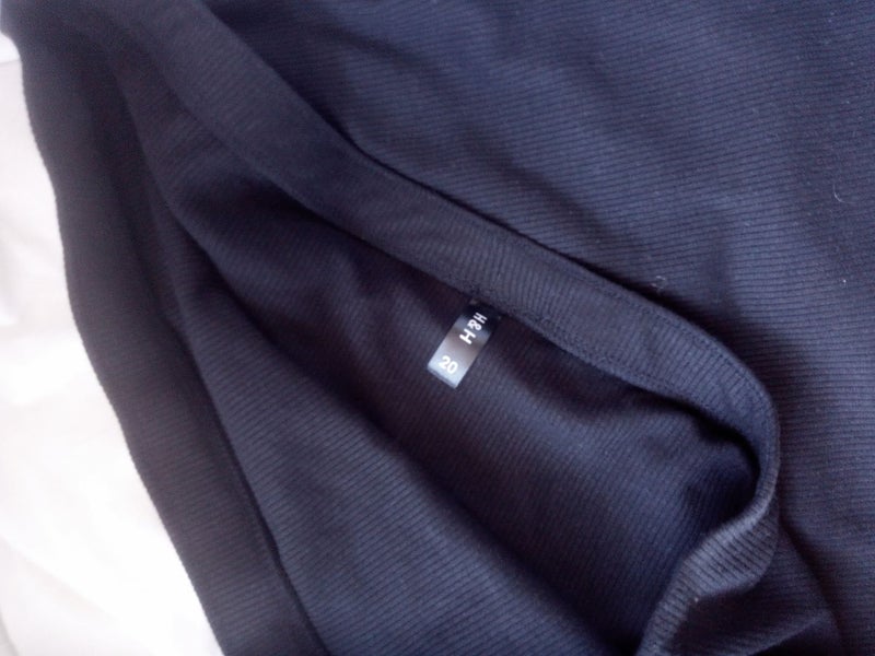 NEW sz18/20 (96-108cm waist) Black Mini Skirt Cotton/Polyester elastic waistband Carousel 2