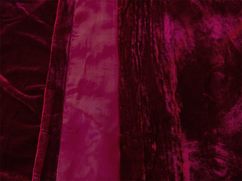 Large Thick Velvet Curtains 590X230Cm With Full Liner 30 Hooks Burgundy New Carousel 1