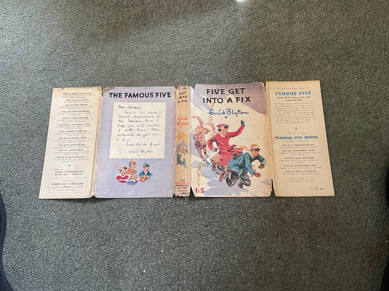 Five Get Into a Fix - Enid Blyton - FIRST EDITION with ORIGINAL DJ64561551941506111