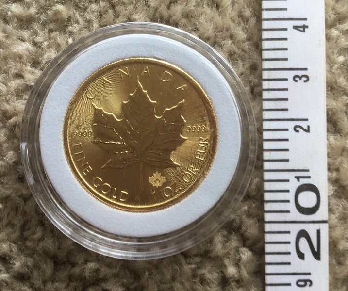 2015 1oz Canadian Gold Maple Leaf Carousel 5