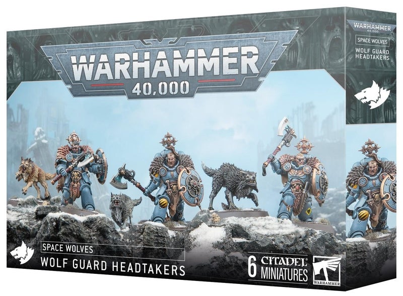 Warhammer 40,000: Space Wolves - Wolf Guard Headtakers Carousel 1