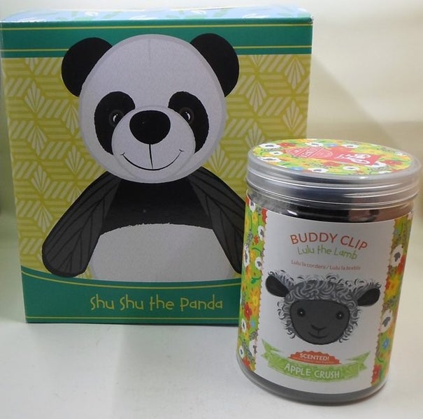Scentsy Buddy SHU SHU the Panda + buddy clip Carousel 2