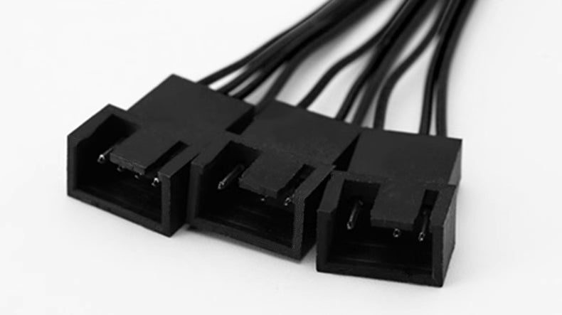 4-Pin PWM Fan Splitter Cable - 1 to 3 Extension (15cm) Carousel 1
