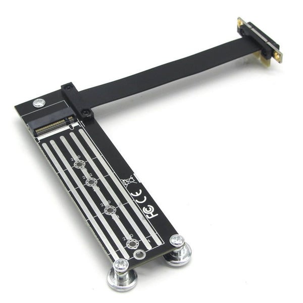 PCIe x1 to M.2 NVMe SSD Adapter Cable - PCIe 3.0 (20cm) Carousel 1
