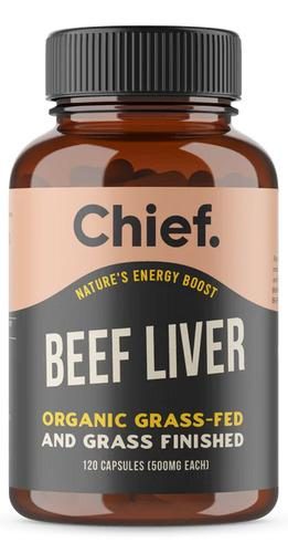 We Are Chief Organic Beef Liver Energy Boost x 120 Capsules Carousel 1