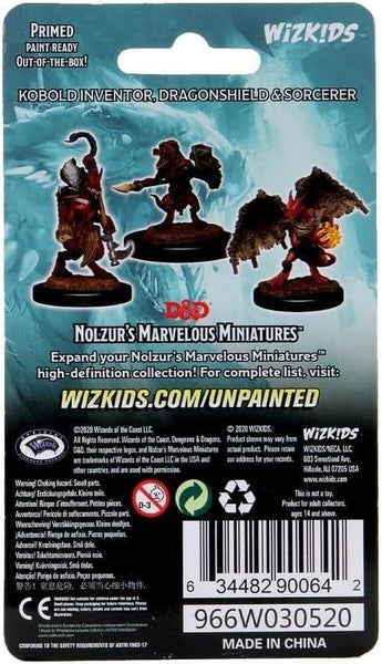 D&D Nolzur's Marvelous Miniatures: Kobold Inventor, Dragonshield & Sorcerer Carousel 2