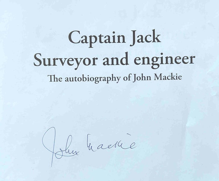 BOOK: CAPTAIN JACK SURVEYOR AND ENGINEER (AUTOGRAPHED COPY)64646815035009111