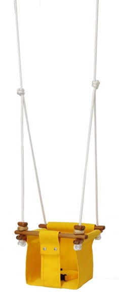 SOLVEJ Baby Swing - Kohwai Yellow Carousel 1