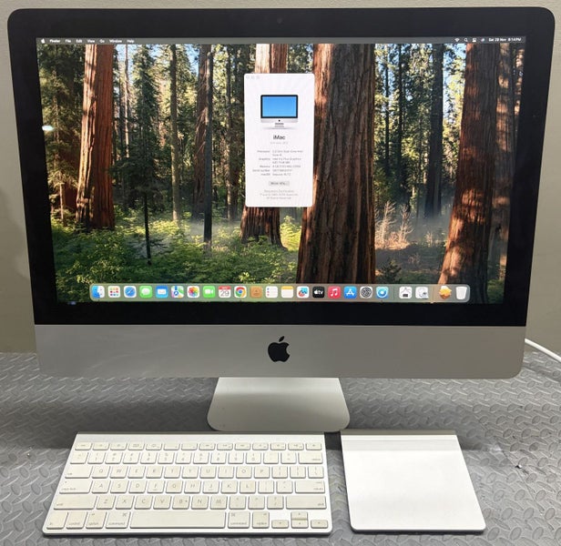 Apple iMac 2017 25.1", 8GB/1T i5, Sequoia 15.7.2 macOS Apple Keyboard /Trackpad Carousel 1