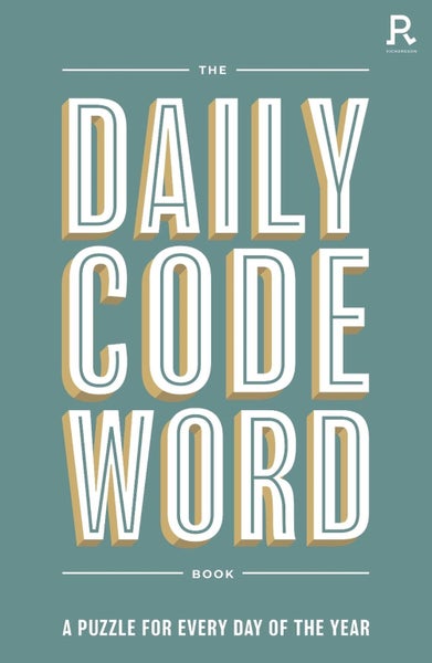The Daily Codeword Book by Richardson Puzzles and Games - Paperback Carousel 1