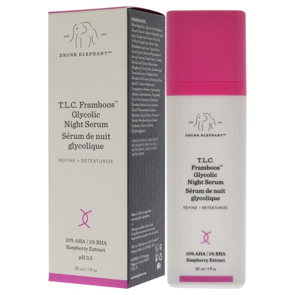 Drunk Elephant T.L.C. Framboos Glycolic Night Serum for Unisex 1 oz Serum Carousel 4