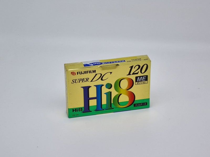 Fujifilm Hi8 120 Min Video Tape SUPER DC ME. New In Seal Carousel 1