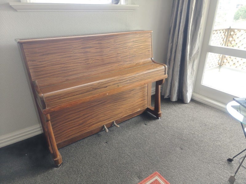 Allison upright mahogany piano Carousel 1