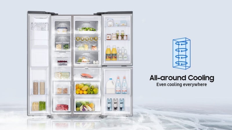 SAMSUNG 621L Side-by-Side Refrigerator with Unique 3-door FlexZone™64570578749954111
