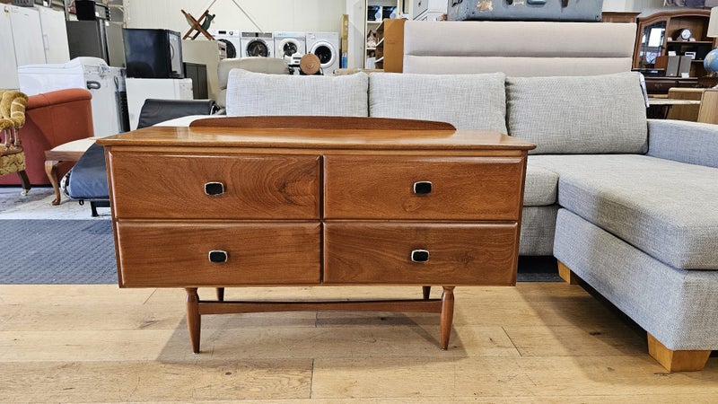 Mid Century 4 Drawer Lowboy Carousel 1