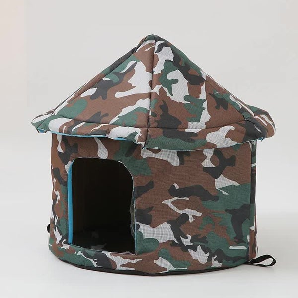 Outdoor Waterproof Cat House Insulated Weatherproof Warm Shelter For Cats Ideal Carousel 1