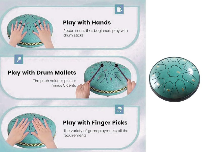 Steel Tongue Drum NZ Local Buy Carousel 10