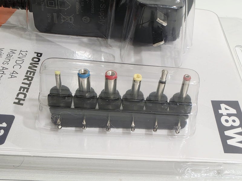 Powertech 12VDC 4A 48W, Main Adaptor with 7 Changeable Plugs Carousel 3
