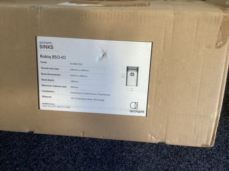 ROBIQ - HIGH END NZ BASED: STAINLESS STEEL KITCHEN SINK: 250-10 Carousel 4