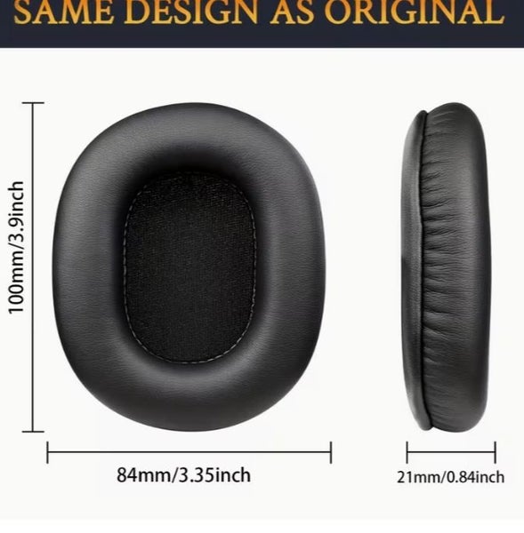 UNIVERSAL FITTING REPLACEMENT PAIR EAR CUSHION FOR HEAD SETS Carousel 1