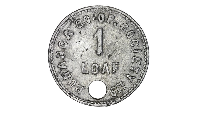 R11 - Runanga Co-op Soc Ltd, Bread 1 Loaf - Bread Token Carousel 2