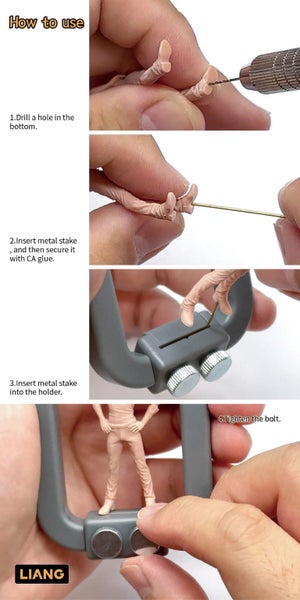 Liang Model Work Holder - Standard (63x40 mm) LIANG-0224a Carousel 2