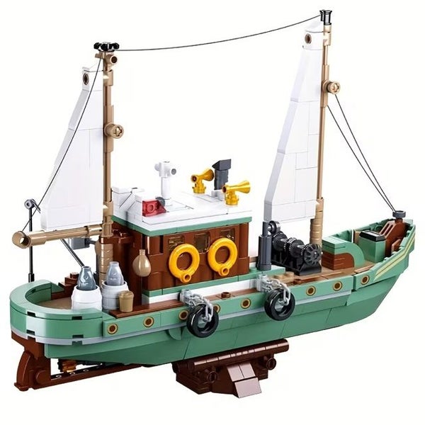 Building Block Interactive Set - Fishing Boat. Carousel 1