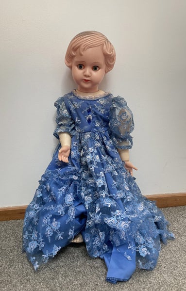 Vintage Hard Plastic Doll, 1950s–60s, label by OK Kader Baby - 24" Carousel 1