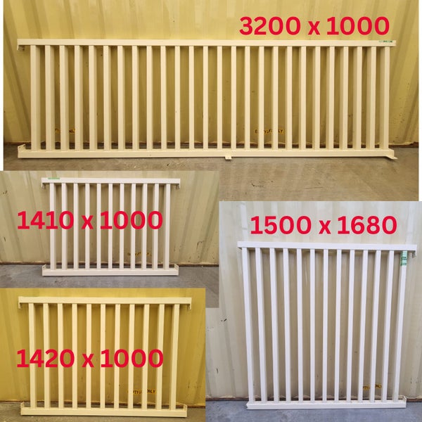 Heavy Duty Aluminium Pool Fence / Balustrade 7.6 metres [#2129 BLK] Carousel 1