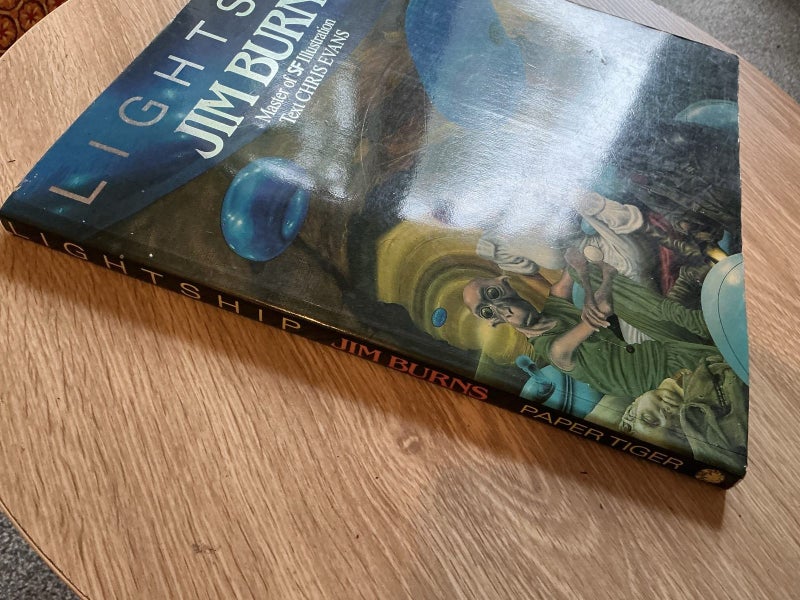 Lightship Jim Burns Science Fiction illustration64574151412610112