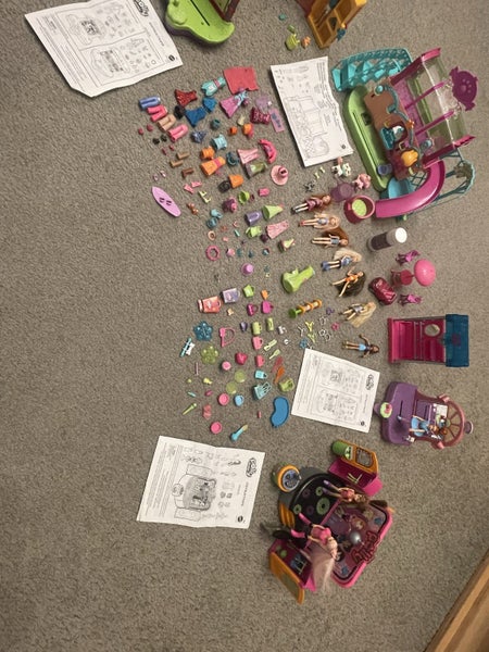 Bulk lot of Polly pocket Carousel 2